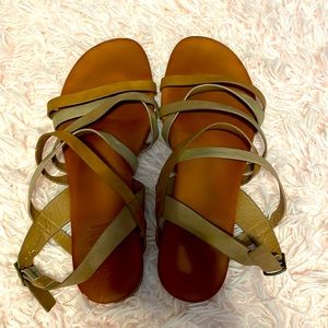 Women’s- Size 7.5, Brown Laced Sandals